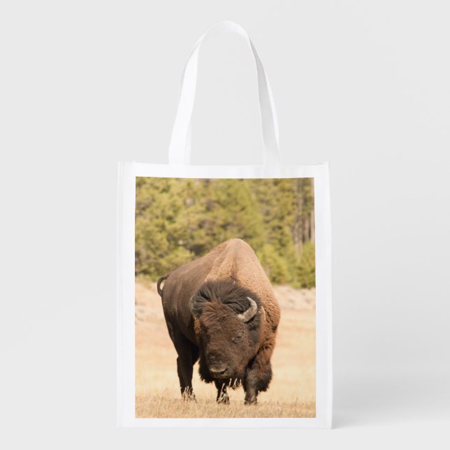 Bison Grocery Bag (Front)