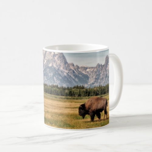 Bison in the Tetons Coffee Mug