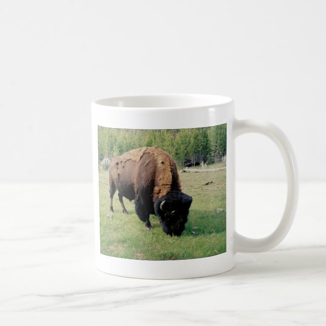 Bison in Yellowstone Coffee Mug (Right)