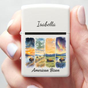 Bison Lighter Art Panels