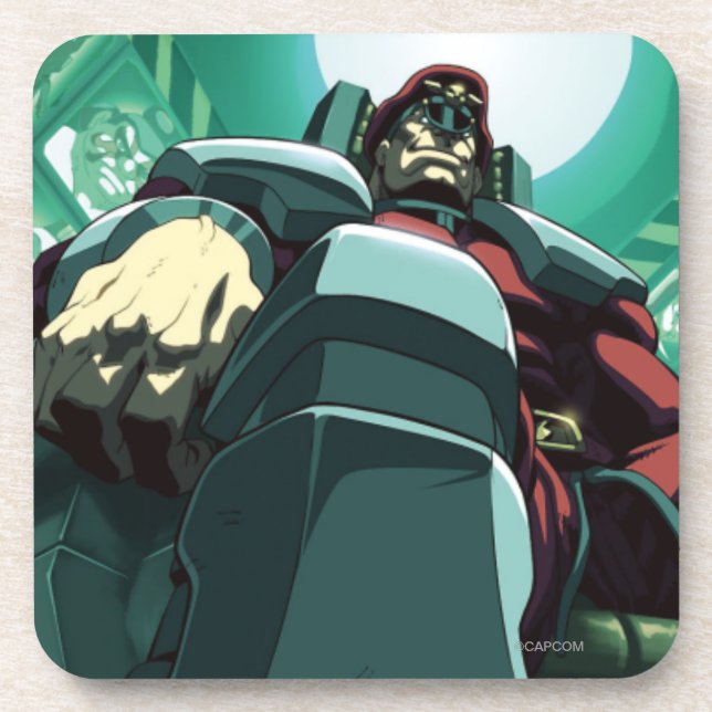 Bison Low-Angle Beverage Coaster (Front)
