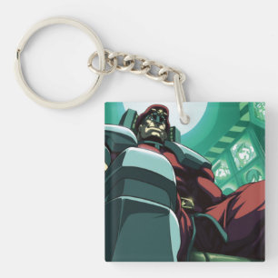 Bison Low-Angle Keychain