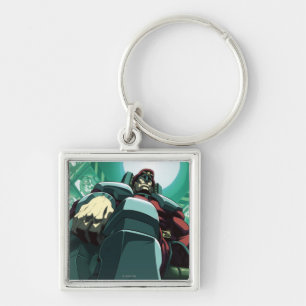 Bison Low-Angle Keychain