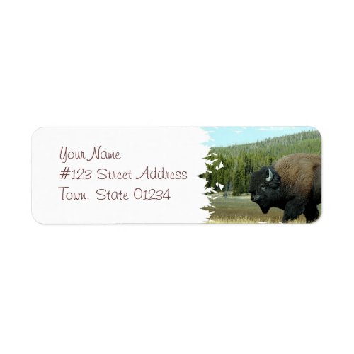 Bison  Mailing Labels