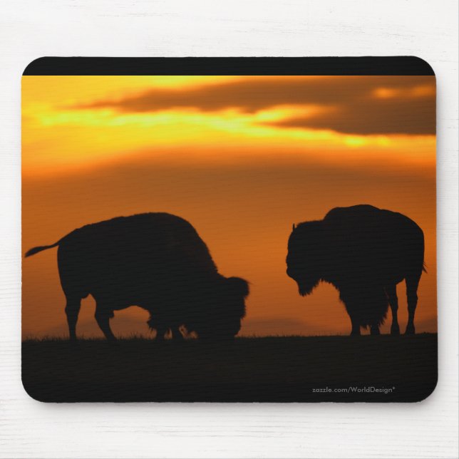 Bison Mouse Pad (Front)