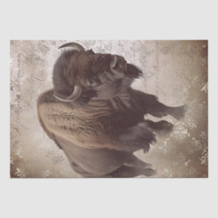 Bison Native American Buffalo Tissue Paper