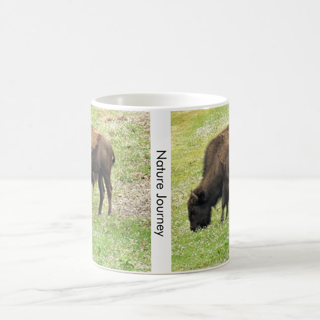 Bison on a Mug (Center)