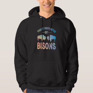 Bison Outfit Animal Apparel Retro Bison Accessorie Hoodie