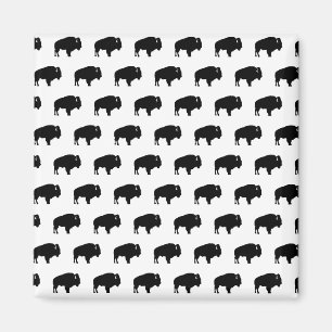 bison pattern magnet