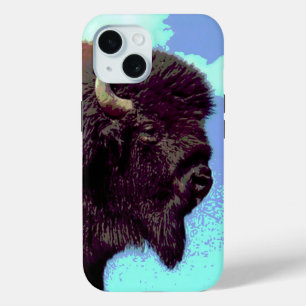 Bison Pop Art iPhone 15 Case
