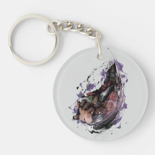 Bison Psycho Crusher Keychain