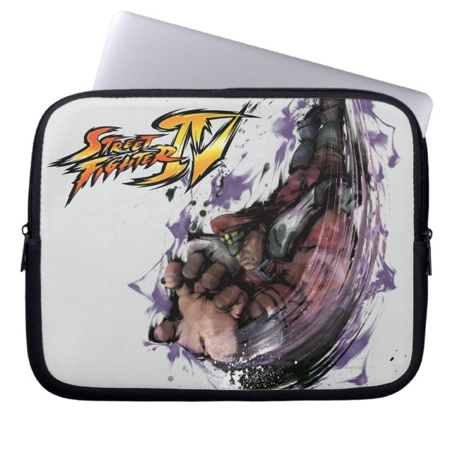 Bison Psycho Crusher Laptop Sleeve (Front)