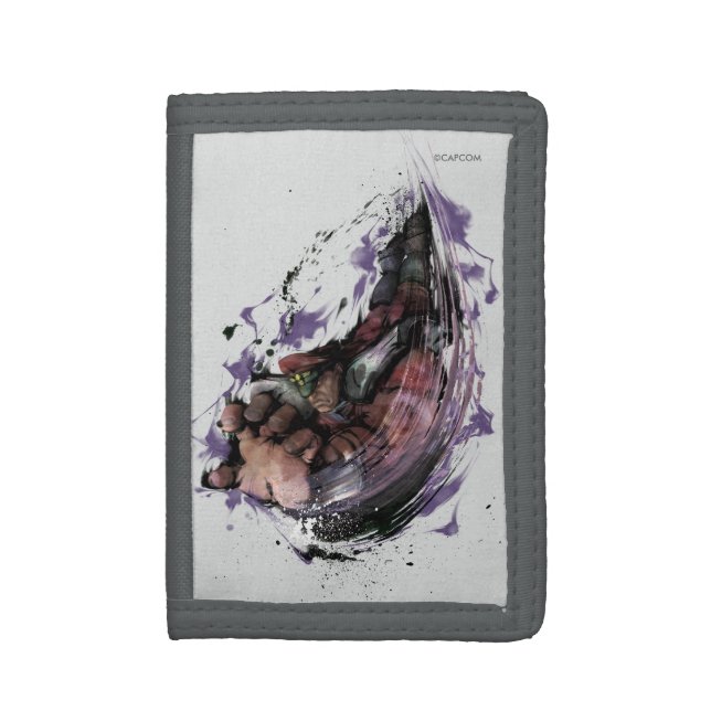 Bison Psycho Crusher Tri-fold Wallet (Front Vertical)