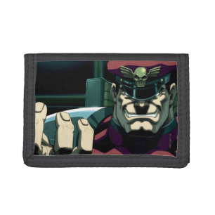 Bison Raised Hand Trifold Wallet