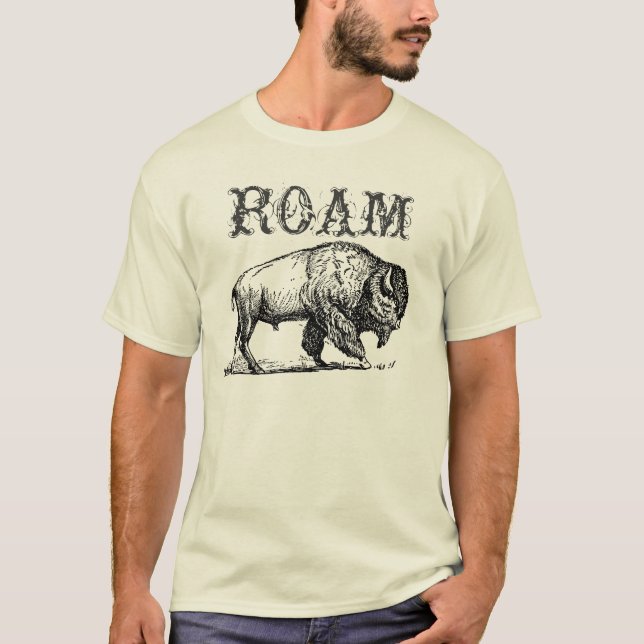 Bison Roam T-Shirt (Front)