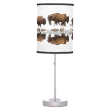 Bison Roaming in Winter Snow |