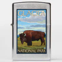 Fly Fishing Scene - Wyoming Zippo Lighter