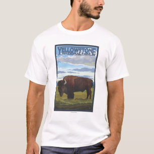 Bison Scene - Yellowstone National Park T-Shirt