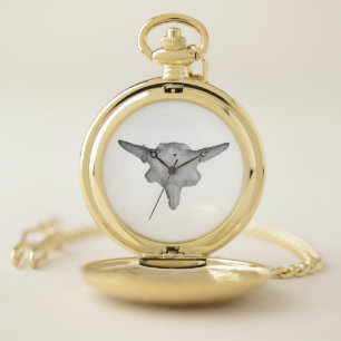 Bison Skull Pocket Watch