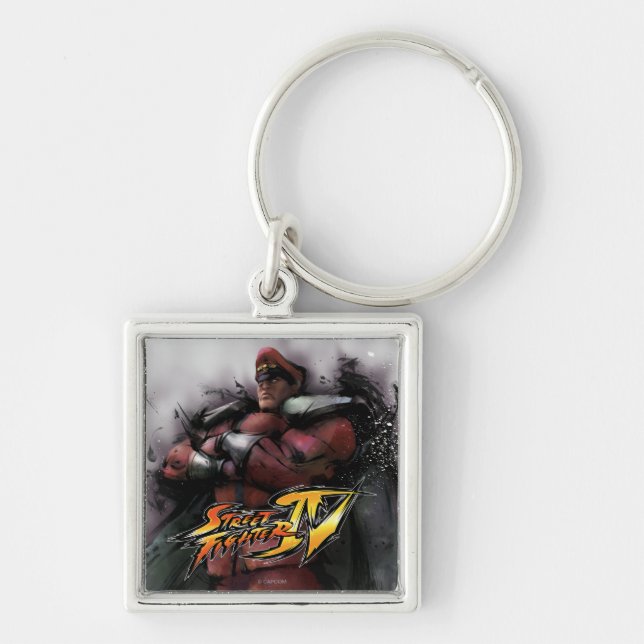 Bison Standing Keychain (Front)