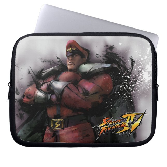 Bison Standing Laptop Sleeve (Front)