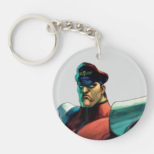 Bison Stare Keychain (Front)