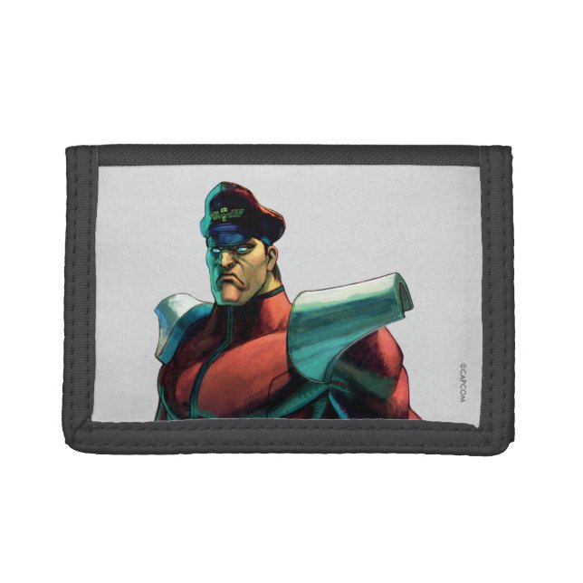 Bison Stare Trifold Wallet (Front)