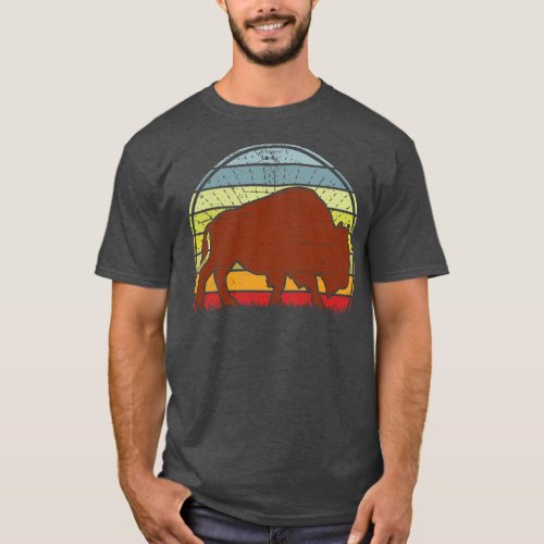 Bison Sunset T_Shirt