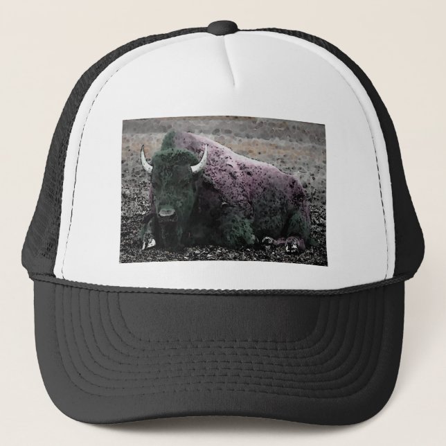 Bison Trucker Hat (Front)