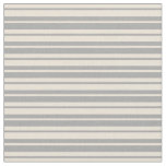 [ Thumbnail: Bisque and Dark Gray Colored Lines Pattern Fabric ]