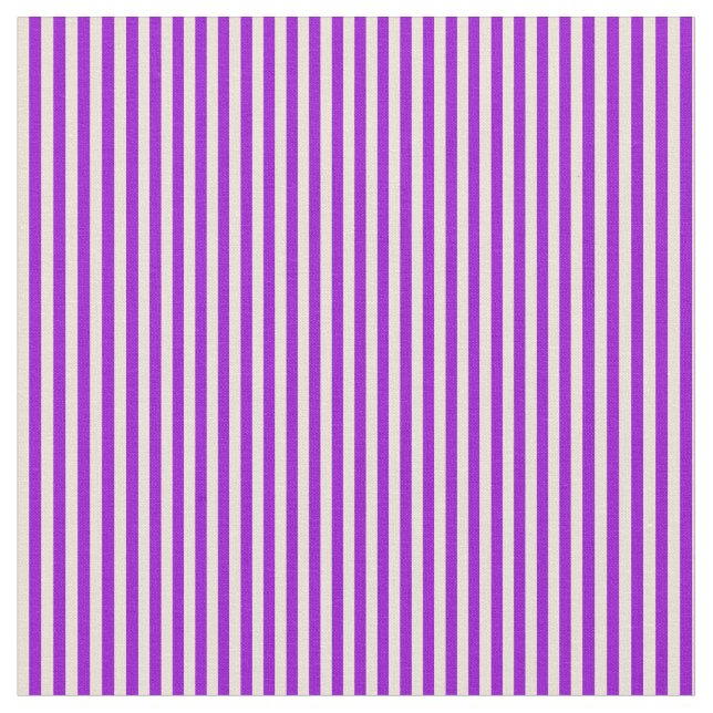 Bisque and Dark Violet Colored Lines Fabric (Close Up)