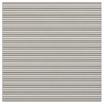 [ Thumbnail: Bisque and Dim Grey Pattern of Stripes Fabric ]