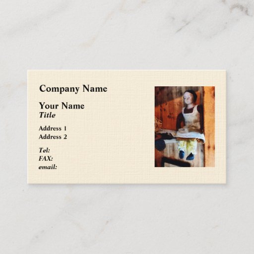 Customizable Bisque Doll for Sale Business Card Templates