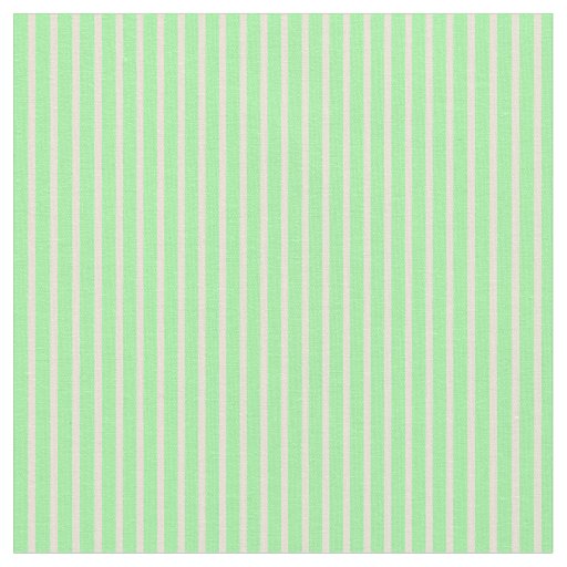 Bisque & Green Colored Lines Fabric