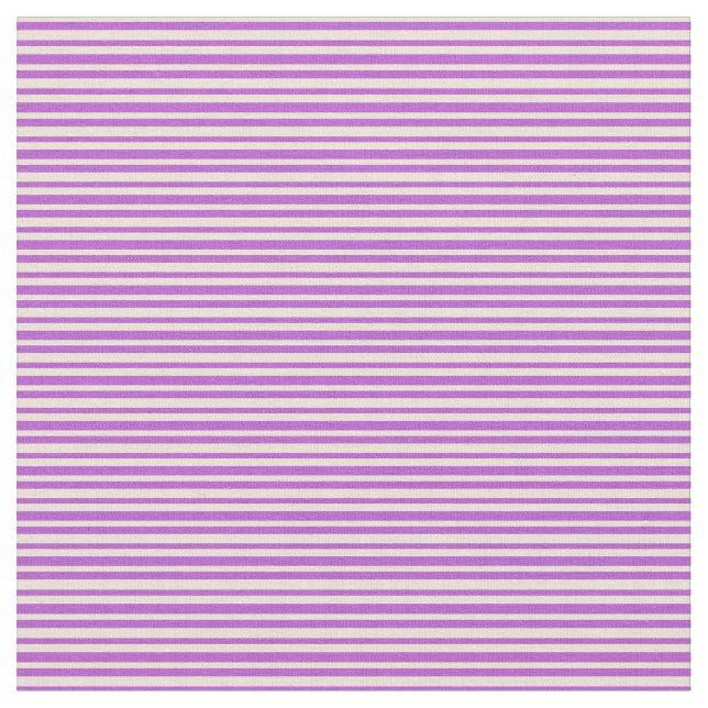 Bisque & Orchid Striped/Lined Pattern Fabric (Close Up)
