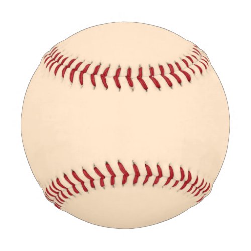 Bisque solid color  baseball