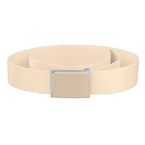 Bisque solid color  belt