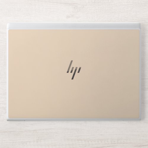 Bisque solid color  HP laptop skin