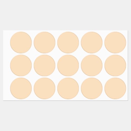 Bisque solid color  labels