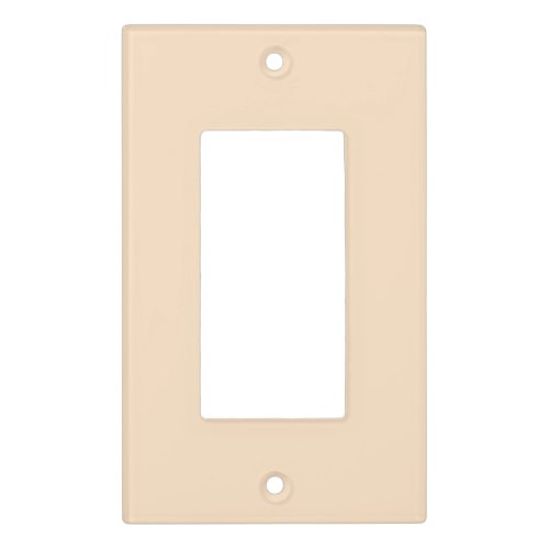 Bisque solid color  light switch cover