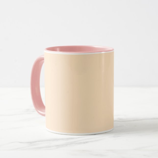 Bisque (solid color)  mug (Front Left)
