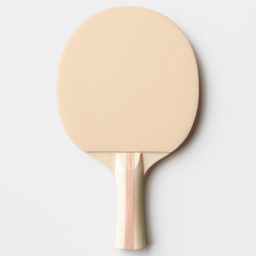 Bisque solid color  ping pong paddle