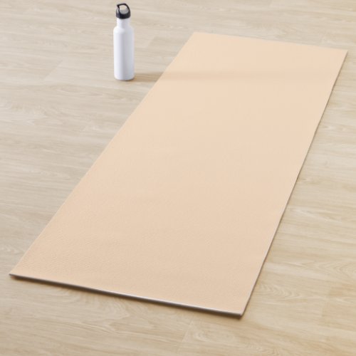 Bisque solid color  yoga mat