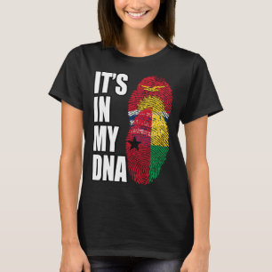 Bissau Guinean And Kiribati Mix DNA Heritage Flag T-Shirt