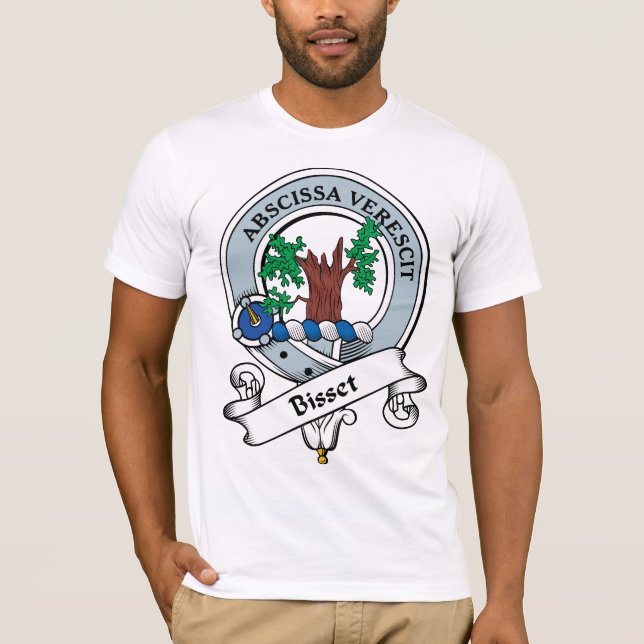 Bisset Clan Badge T-Shirt (Front)