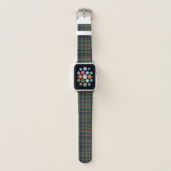 Bisset Clan Tartan Plaid Apple Watch Band by Everythingplaid at Zazzle