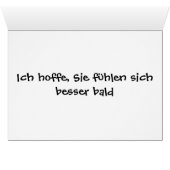 Bist du krank? cards (Inside Horizontal (Bottom))