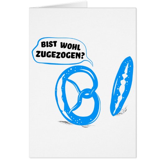 Bist wohl zugezogen cards (Front)