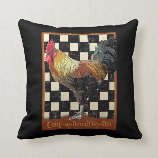 rooster plush pillow