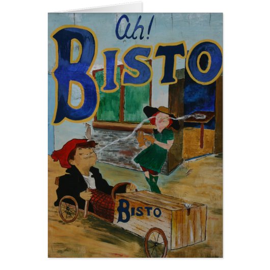 Bisto vintage poster cards (Front)